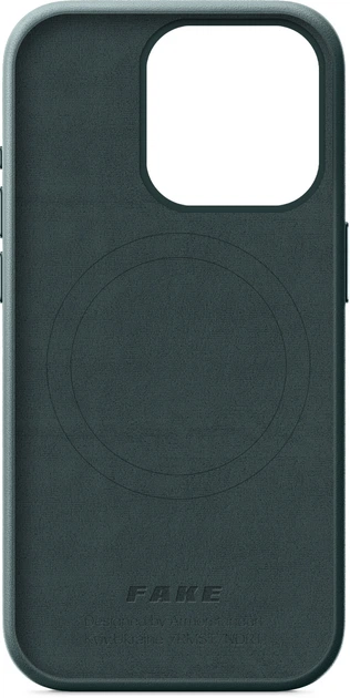 Чехол для смартфона ArmorStandart FAKE Leather Case для Apple iPhone 15 Pro Sequoia Green (ARM76303) - Фото 2 Чехол для смартфона ArmorStandart FAKE Leather Case для Apple iPhone 15 Pro Sequoia Green (ARM76303) - изображение 2