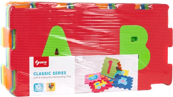 Mata edukacyjna Removable Numbers Letters Folding Figures 36 elementów (5903864958447) - obraz 3