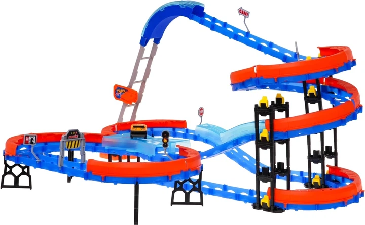 Автомобильный трек Tengleader Glow Flip Track 90 деталей