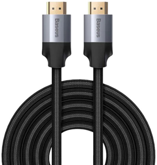 Кабель Baseus Enjoyment Series HDMI - HDMI 5 м Black (CAKSX-E0G) - зображення 1