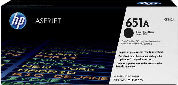Toner cartridge HP 651A Black (886111121328) - obraz 1