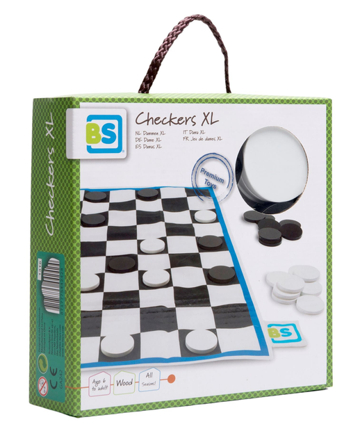 Warcaby BS Toys Giant Checkers (8717775442424) - obraz 1