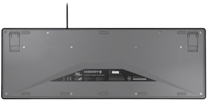 Klawiatura przewodowa Cherry STREAM USB Black (JK-8500GB-2) - obraz 2