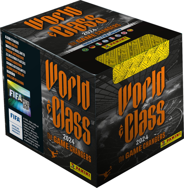 Naklejki  Panini World Class 2024 Display 36 sztuk (8051708010893) - obraz 1