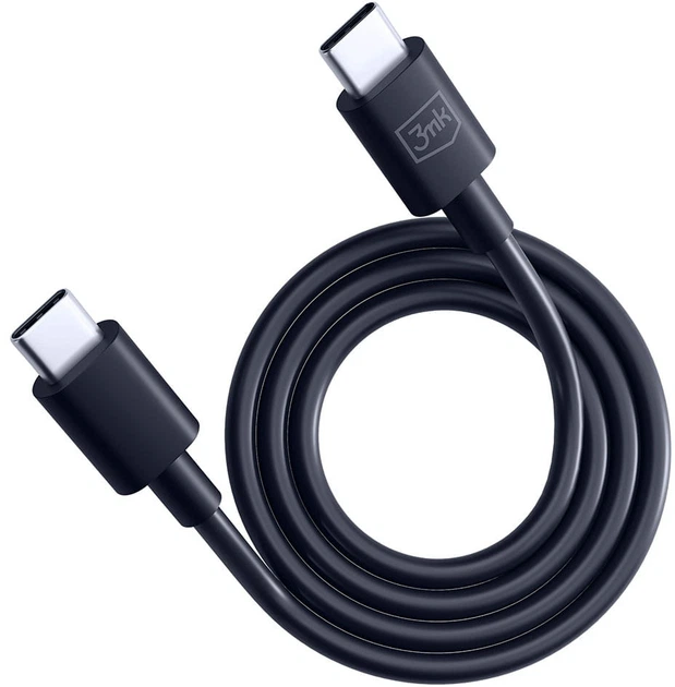 Кабель 3MK Hyper Type-C to Type-C 100 Вт 1.2 м Чорний (5903108541220) - зображення 13