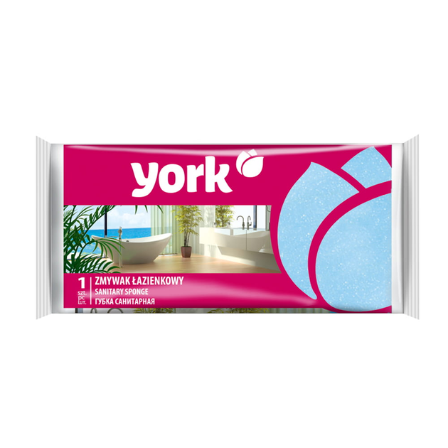 Губка санітарна для ванної York профільована 1шт 13,5*7*4,3 см - Фото 6 Губка санітарна для ванної York профільована 1шт 13,5*7*4,3 см - зображення 6