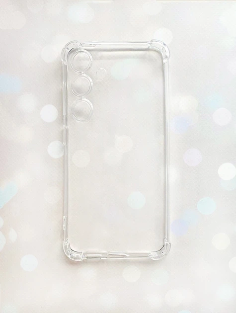 Прозрачный чехол с утолщенными углами на Samsung Galaxy S24 - Фото 1 Прозрачный чехол с утолщенными углами на Samsung Galaxy S24 - изображение 1