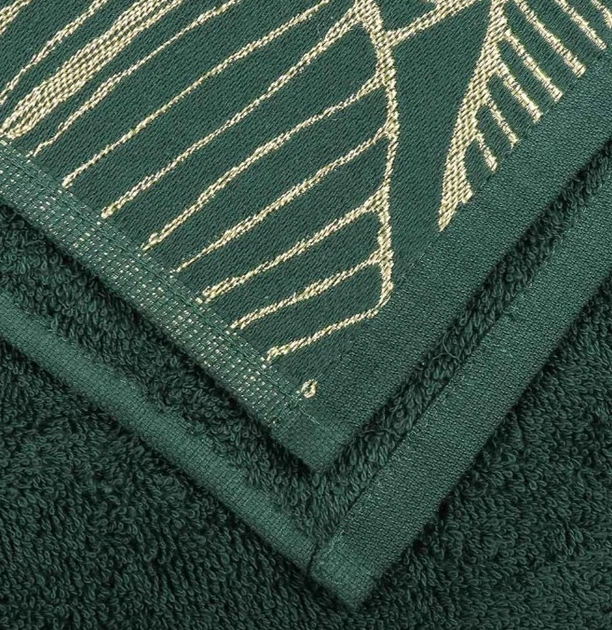 Махровое гладкокрашеное полотенце Full textile Бали 70х140 зеленый - Фото 3 Махровое гладкокрашеное полотенце Full textile Бали 70х140 зеленый - изображение 3
