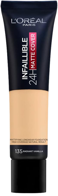 Podkład L'Oreal Paris Infaillible 24h Matte 135 Radiant Vanilla 30 ml (3600523784431) - obraz 1