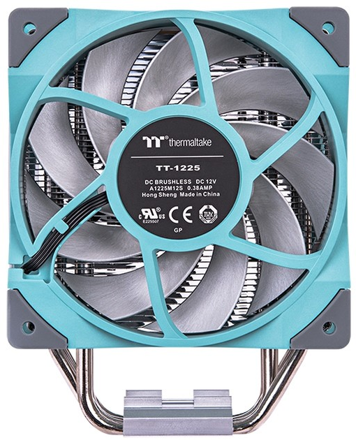 Chłodzenie procesora Thermaltake Toughair 510 Turquoise (CL-P075-AL12TQ-A) - obraz 2