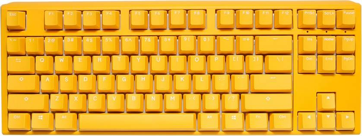 Клавіатура дротова Ducky One 3 Yellow TKL RGB LED MX-Black 100042999 (WLONONWCRA192) - зображення 1