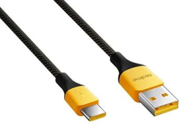 Кабель Data Cable Fast Charging 27W / 3A 1m USB на Type-C / USB-C для Realme (RMW2189) (yellow) - изображение 4