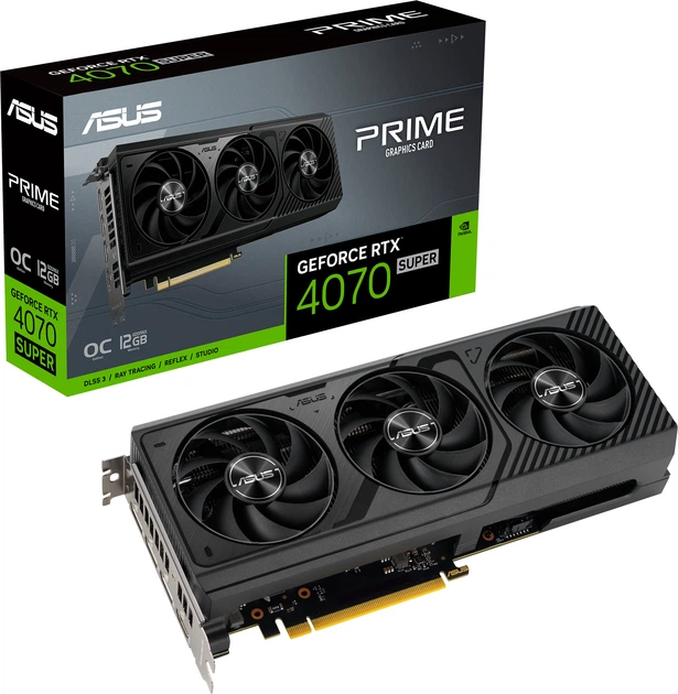 Видеокарта ASUS PCI-Ex GeForce RTX 4070 Super Prime OC Edition