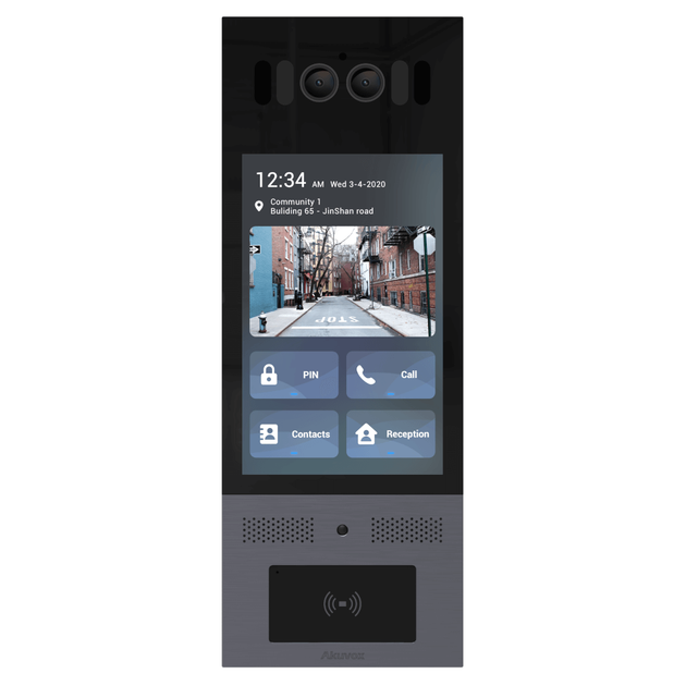 Багатоабонентна панель виклику на Android (розпізнавання обличчя, Bluetooth) AKUVOX X915S - изображение 2