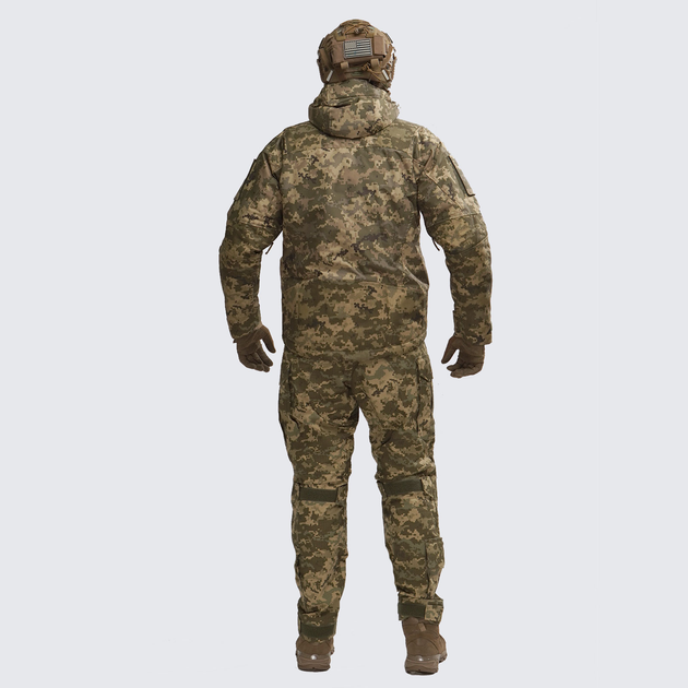 Комплект військової форми. Зимова куртка мембрана + штани з наколінниками UATAC Pixel L - изображение 2
