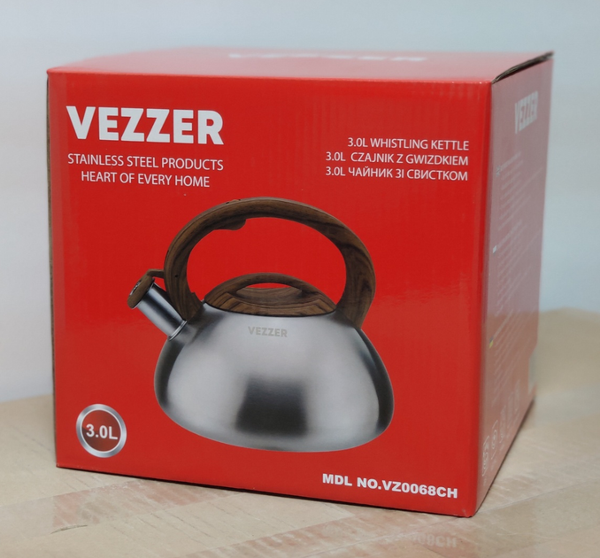 Чайник со свистком Vezzer 3 л (VZ0068CH) - изображение 7