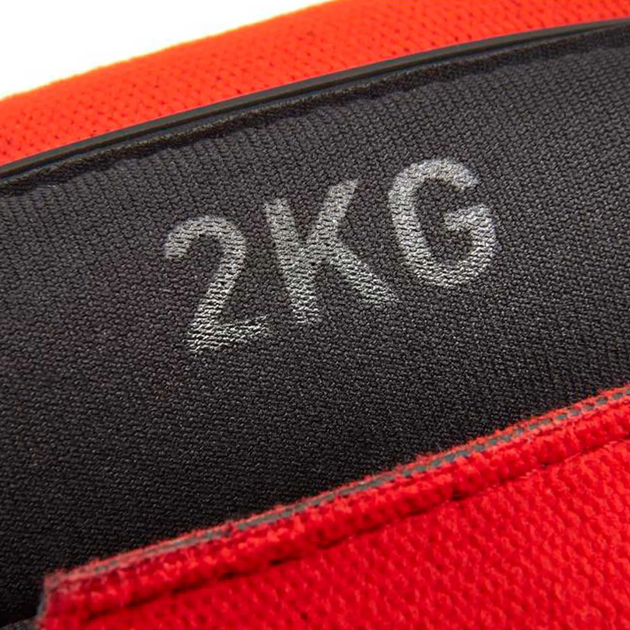Утяжелители для ног Reebok Flexlock Ankle Weights 2х2 кг (RAWT-11273) Black/Red - изображение 6
