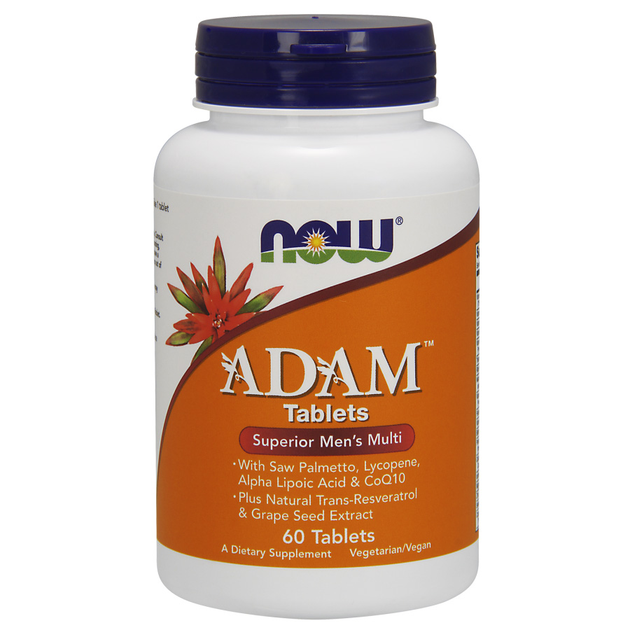 Витамины NOW ADAM Men's Multiple Vitamin Tablets 60 таблеток ...