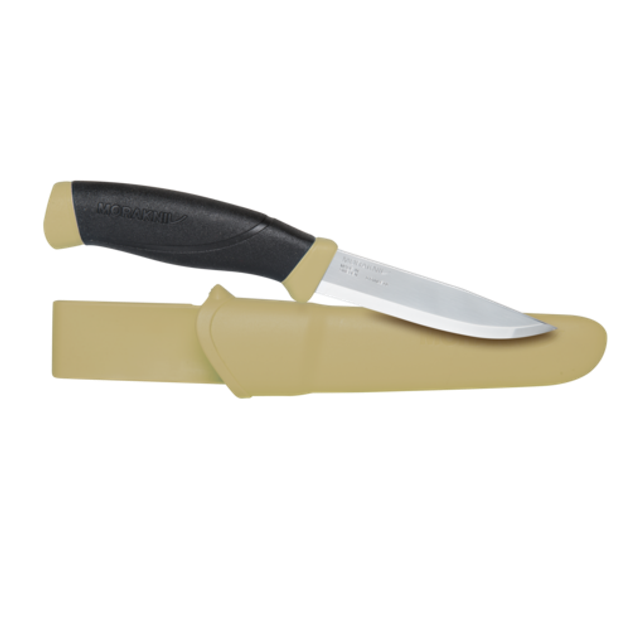 Ніж тактичний Morakniv Companion Desert - Stainless Steel - Khaki (NZ-CPN-SS-13) - изображение 1