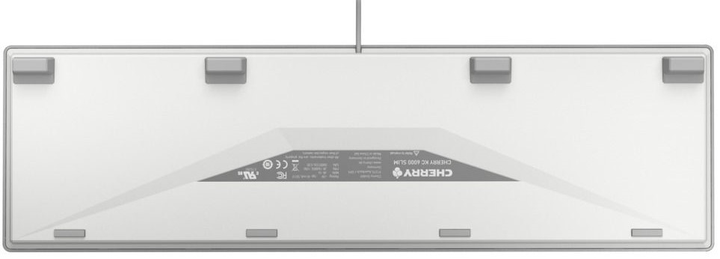 Klawiatura przewodowa Cherry KC 6000 Slim USB White (JK-1600EU-1) - obraz 6