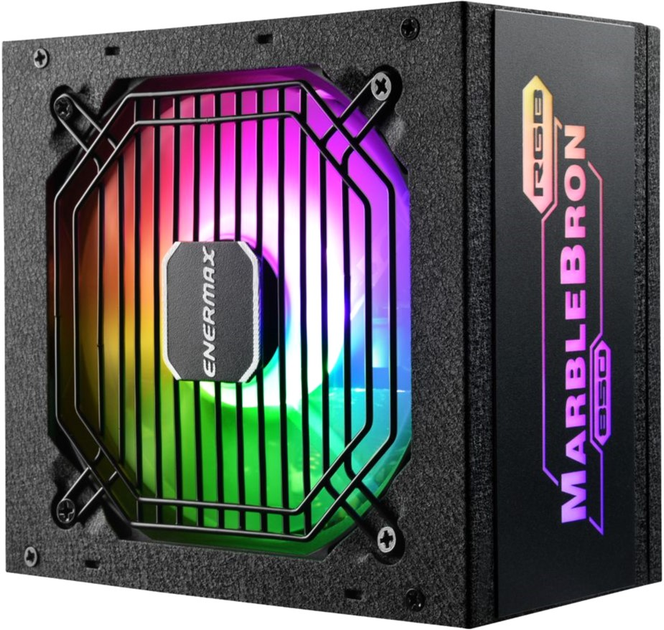 Zasilacz Enermax MarbleBron 82+ Modular, RGB 850W Black - obraz 1