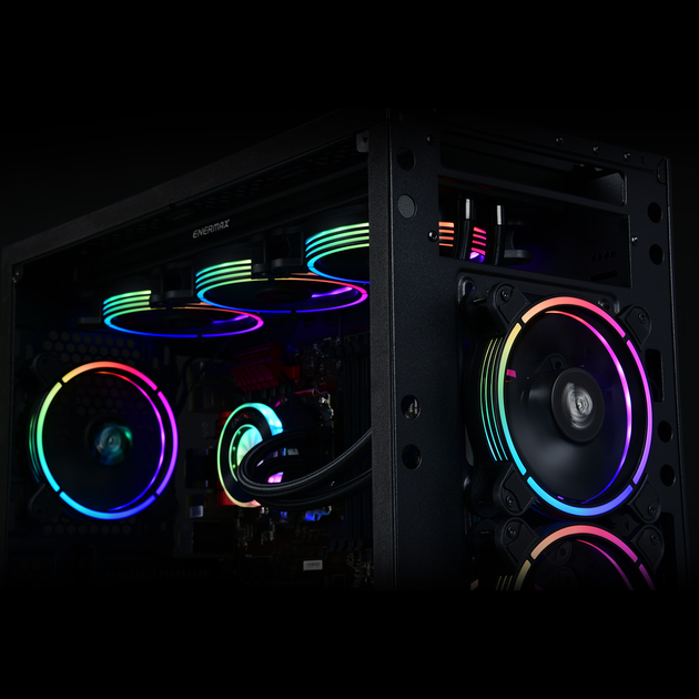 Набір вентиляторів Enermax T.B. RGB AD. 3 x 120 мм ARGB PWM (UCTBRGBA12P-BP3) - зображення 11