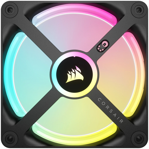 Zestaw wentylatorów Corsair iCUE Link QX120 RGB PWM PC Fans Starter Kit with iCUE Link System Hub (CO-9051002-WW) - obraz 5