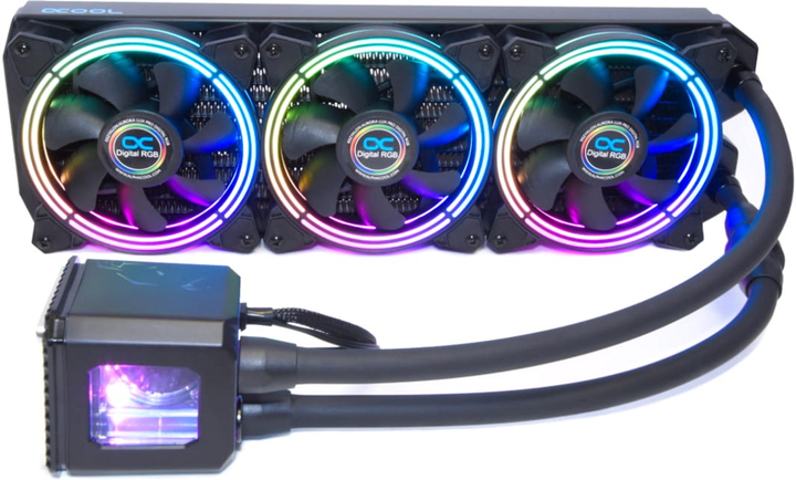 System chłodzenia cieczą Alphacool Eisbaer Aurora 360mm ARGB (4250197117302) - obraz 1