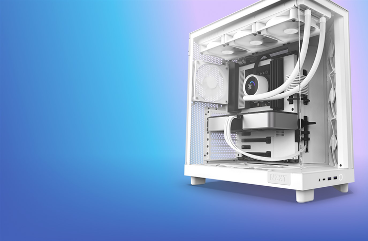 Obudowa NZXT H6 Flow All White (CC-H61FW-01) - obraz 10