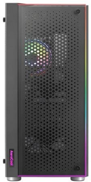 Obudowa AeroCool Skribble-G-BK-v1 Black bez zasilacza (ACCM-PB28033.11) - obraz 3