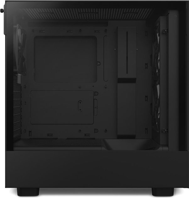 Корпус NZXT H Series H5 Flow RGB 2023 All Black Edition ATX Mid Tower Chassis All Black (CC-H51FB-R1) - зображення 2