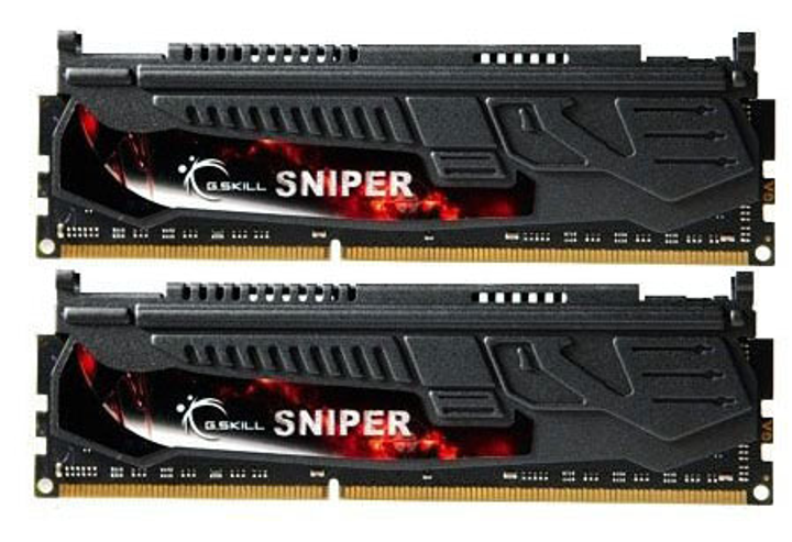 Оперативна пам'ять G.Skill DDR3-2400 8192MB PC3-19200 (Kit of 2x4096) Sniper (F3-2400C11D-8GSR) - зображення 1