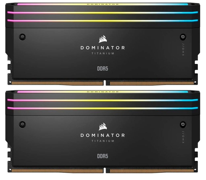 Pamięć RAM Corsair DDR5-6000 32768MB PC5-48000 (Kit of 2x16384) Dominator Titanium RGB (CMP32GX5M2B6000C30) - obraz 1