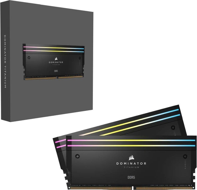 Pamięć RAM Corsair DDR5-6000 32768MB PC5-48000 (Kit of 2x16384) Dominator Titanium RGB (CMP32GX5M2B6000C30) - obraz 5