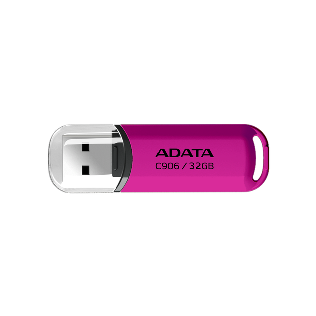 Флеш-накопичувач ADATA USB 2.0 C906 32Gb Purple Pink (AC906-32G-RPP) - Фото 1 Флеш-накопичувач ADATA USB 2.0 C906 32Gb Purple Pink (AC906-32G-RPP) - изображение 1