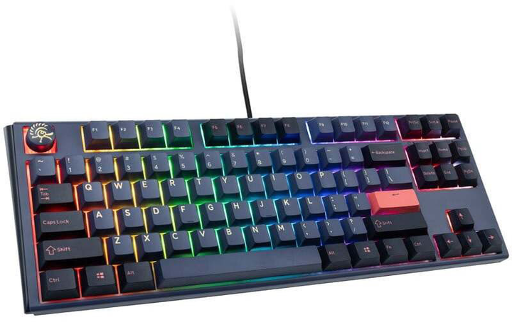 Klawiatura przewodowa Ducky One 3 TKL Cherry MX Speed Silver USB Cosmic Blue (100043097) - obraz 2