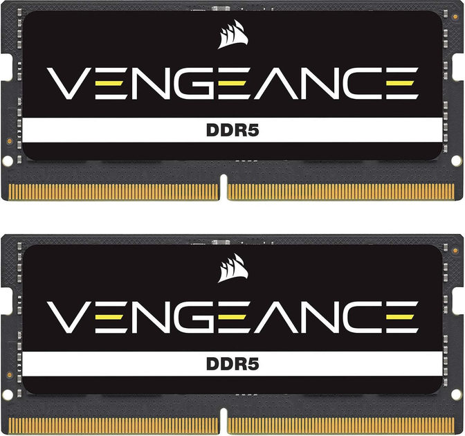 Оперативна пам'ять Corsair SODIMM DDR5-4800 32768 MB PC5-38400 (Kit of 2x16384) Vengeance (CMSX32GX5M2A4800C40) - зображення 1