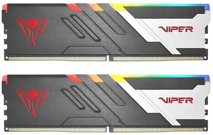 Оперативна пам'ять Patriot DDR5-5600 32768MB PC5-44800 (Kit of 2x16384) Viper Venom RGB (PVVR532G560C36K) - зображення 1