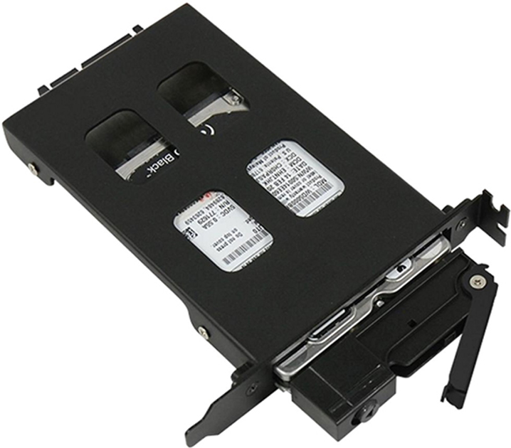 Backplane Chieftec 1xPCI slot - 1x2.5" HDD/SSD Hot-Swap Metal (CMR-125) - obraz 2