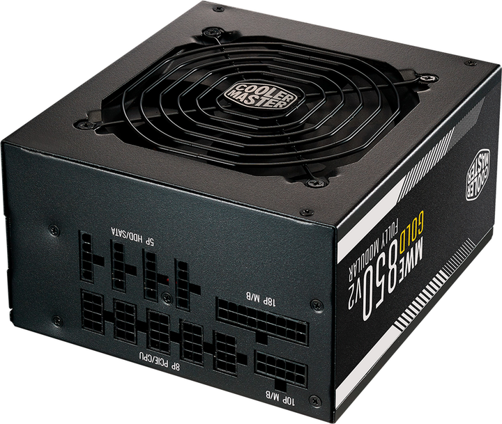Zasilacz Cooler Master MWE Gold V2 ATX 3.0 850W (MPE-8501-AFAAG-3EU) - obraz 3