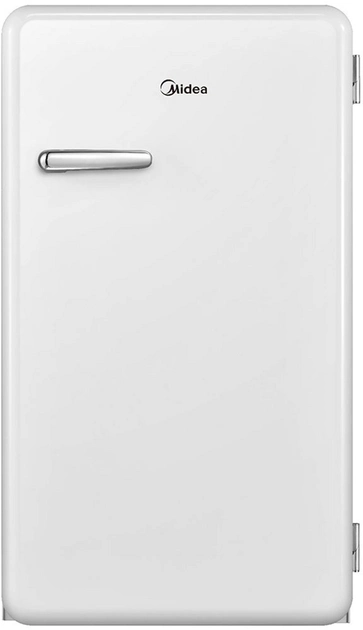 Холодильник MIDEA MDRD142SLF01 (85 см. білий, ретро) - Фото 1 Холодильник MIDEA MDRD142SLF01 (85 см. білий, ретро) - зображення 1