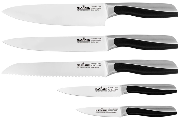 Набір ножів MAXMARK MK-K07 (6пр) - Фото 2 Набір ножів MAXMARK MK-K07 (6пр) - изображение 2