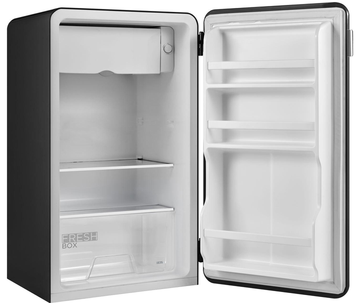 Холодильник MIDEA MDRD142SLF30 (85 см, чорний, ретро) - изображение 3