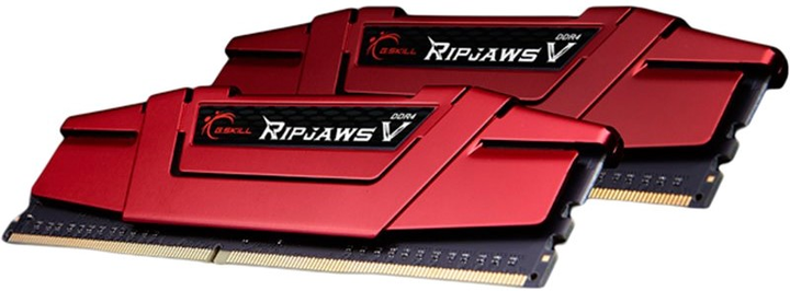 Оперативна пам'ять G.Skill DDR4-2133 32768MB PC4-17000 (Kit of 2x16384) Ripjaws V (F4-2133C15D-32GVR) - зображення 1