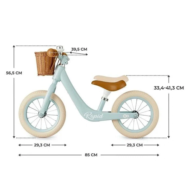 Детский беговел Kinderkraft Rapid 2 Blue Breeze, 5902533924875 - Фото 10 Детский беговел Kinderkraft Rapid 2 Blue Breeze, 5902533924875 - изображение 10