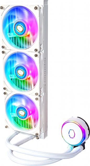 Система рідинного охолодження Cooler Master MasterLiquid PL360 Flux White Edition (MLY-D36M-A23PZ-RW) - зображення 4