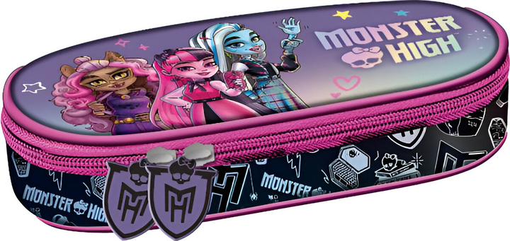 Piórnik St.Majewski Monster High z klapką (5903235661440) - obraz 1