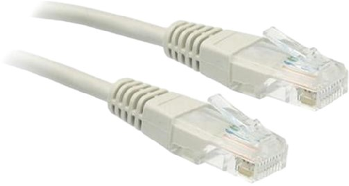 Patchcord Libox Cat 5e UTP 0.5 m White (5901811402555) - obraz 1