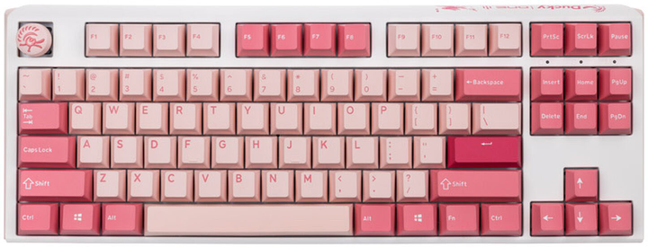 Клавіатура дротова Ducky One 3 Gossamer TKL Cherry MX Black Clear Top Pink (100043078) - зображення 1
