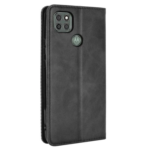 Чехол-книжка Deexe Retro Style для Motorola Moto G9 Power - Black - изображение 7